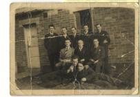 Joe Lisak and Friends outside Ystrad Mynach...