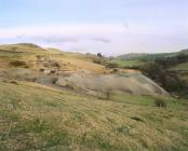 Landscape of Frongoch Lead Mine, Cwmnewyddion