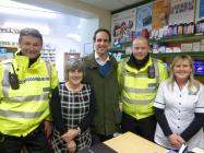 Commissioner visits Llandovery pharmacy