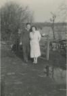 Bill and May Williams at Glan-yr-Ynys Farm,...