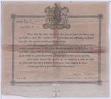 WW1 letter from the commander of the 1st Division 