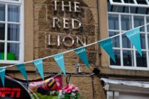 Bunting in Wrexham, Eisteddfod 2011