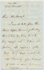 Letter from Colonel G. W. Pennant to Lord...