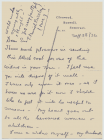 Letter from E. Muriel Bissley, Somerset, 28...