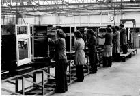 A VERY EARLY PHOTOGRAPH OF A PRODUCTION LINE AT S.
