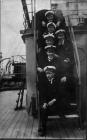 WW1 midshipmen on H.M.S. Calgarian