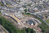 Penarth Heights construction, June 2011