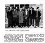 Aberdare College boys visit SWS 1958