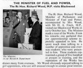 1962 Minister of Fuel & Power visits the...