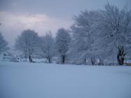Skewen Park in the snow December 2010