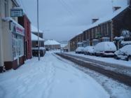 Snow on Old Road, Skewen in December 2010