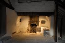 Restored fireplace, Cwmdwrgi