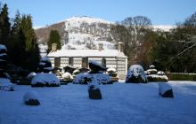 Photograph of Plas Newydd in the winter, 2010