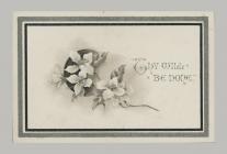 Memorial Card cover for Margaret Oliver