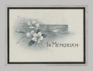 Memorial Card cover for James Powell