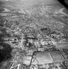 Aerial showing the Gnoll, Neath, 1959