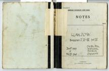 Cyril Fox archive [Notebook XI]: front and back co