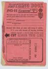 Clothing Ration Book