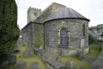 St Mary's Church, Dolgellau, from the east