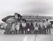 Mid-1970s - Cor Godre'r Aran fly out for USA tour