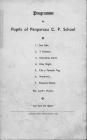 Programme for opening of Llwyn-yr-eos school, 1952