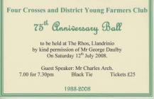 75th Anniversary Ball Ticket