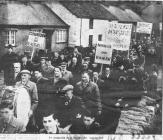 News clippings about Unemployed March to...