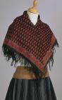 Welsh costume: small silk shawl featuring...