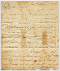 Letter from Hugh Williams, drover of Tai Duon,...