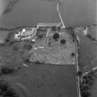 Aerial view of Strata Florida Abbey taken in 1988