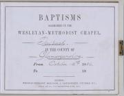 Extract from Taibach Wesleyan Methodist Chapel...