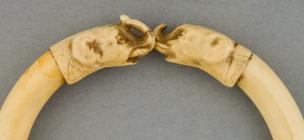 Photograph, ivory slave bracelet detail