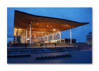 Y Senedd, Bae Caerdydd