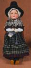 Doll dressed in traditional Cardiganshire...