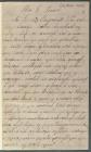 Letter from Corporal John Griffith Jones, Camp...