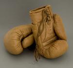Boxing gloves belonging to renowned Welsh...