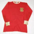 Welsh international football shirt worn by Mike...