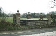 milk churn stand, Old Abby Farm, Pontrydfendigaid