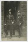 Photograph of Policemen outside Porthcawl...