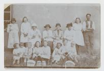 Photograph of Welsh settlers in Patagonia ...