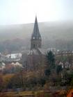 Image of the church in the town 