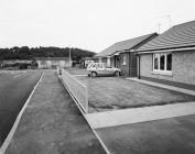 Brick bungalows at Bishpool Estate, 2003