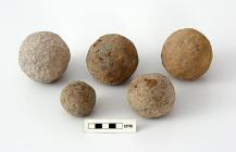 Stone shots found on the Newport medieval ship
