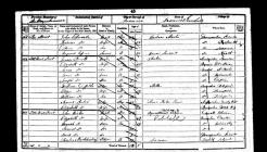 1851 Census entry p1 John Williams Little Wind St