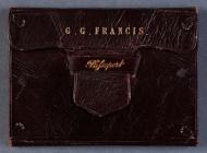 Passport belonging to G.G. Francis, founding...