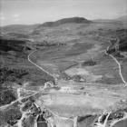 Aerial view of Llyn Celyn, Tryweryn Valley, 1963