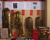 Instruments used by the Cyfarthfa Brass Band,...