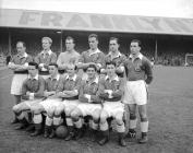 Welsh Football team vs Scotland 1954