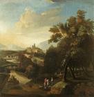 Italian Landscape/ Artist Unknown/ 1770-1799