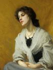 Lady in a Silk Fichu/ James Phillip Streatfield